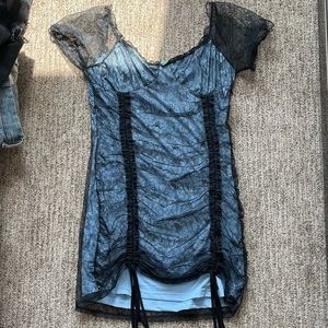 Dolls kill blue/black lace dress 🔪